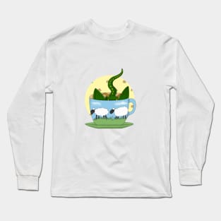 Dragon in a Teacup Long Sleeve T-Shirt